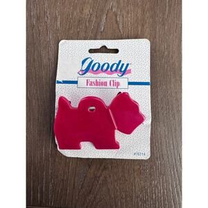 1995‎ Goody Red Scottie Dog Fashion Clip